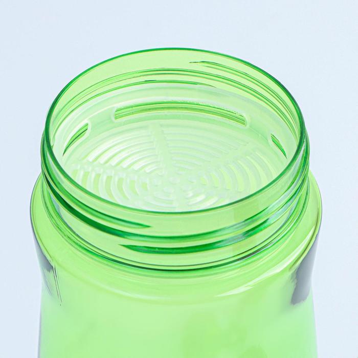 Бутылка 1000 мл Sports, с соской, прозрачная, микс, 9х25.5 см