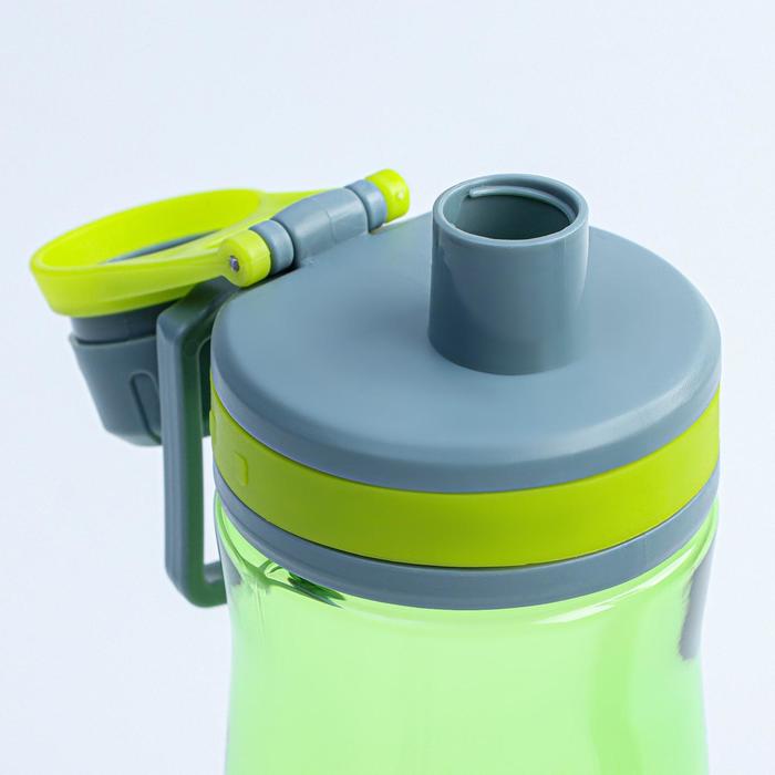 Бутылка 1000 мл Sports, с соской, прозрачная, микс, 9х25.5 см