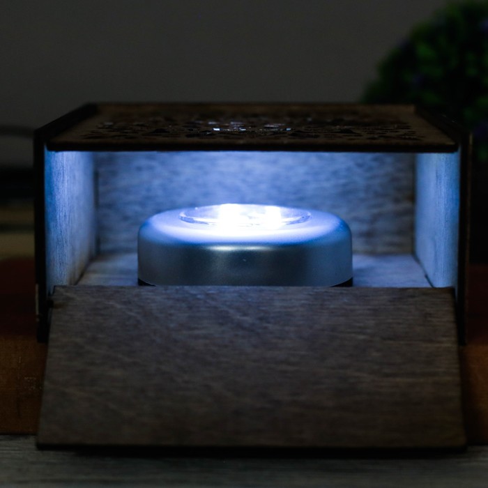 Светильник деревянный "Динозавры"