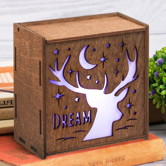 Светильник деревянный "Dream"