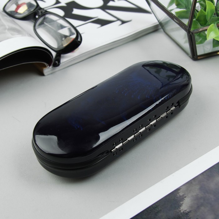 Футляр для очков "Кот", хлопушка, цвет чёрный