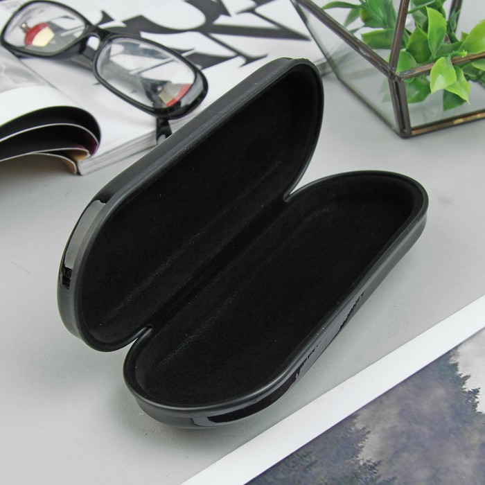 Футляр для очков "Кот", хлопушка, цвет чёрный