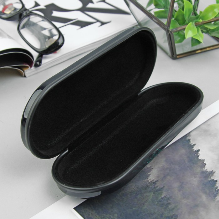 Футляр для очков "Кот", хлопушка, цвет чёрный