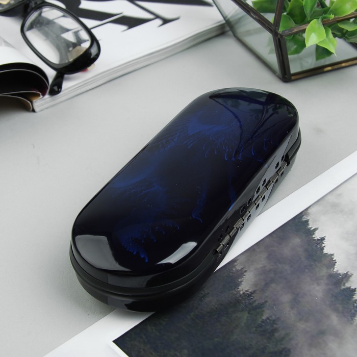 Футляр для очков "Ангелы", хлопушка, цвет чёрный