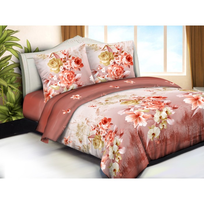 КПБ дуэт, 215х240 см, 145х215 см-2 шт., 70х70 см-2 шт., бязь 125 г/м2 5571