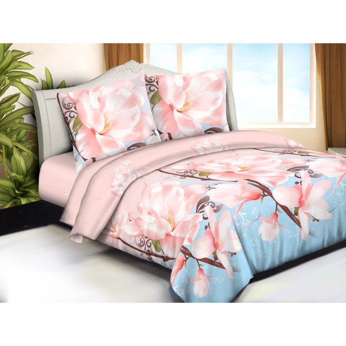 КПБ дуэт, 215х240 см, 145х215 см-2 шт., 70х70 см-2 шт., бязь 125 г/м2 5576