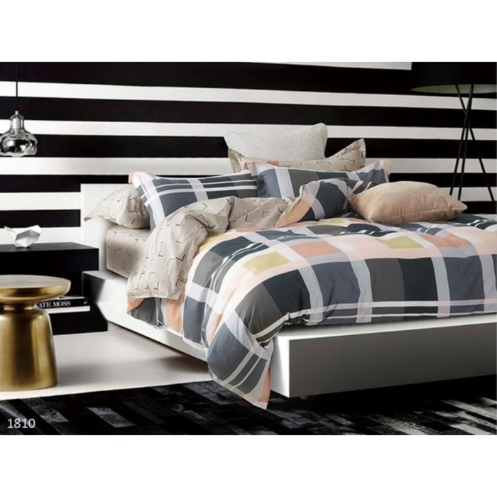 КПБ 1,5 сп., 150х215 см, 145х215 см, 70х70 см-2 шт., сатин 120 г/м2 1810