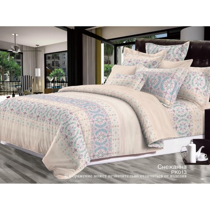 КПБ дуэт "Снежана", 215х240 см, 145х215 см-2 шт., 70х70 см-2 шт., бязь 125 г/м2