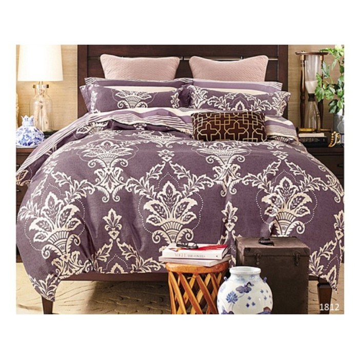 КПБ 1,5 сп, 150х215 см, 145х215 см, 70х70 см-2 шт., сатин 120 г/м2 1812