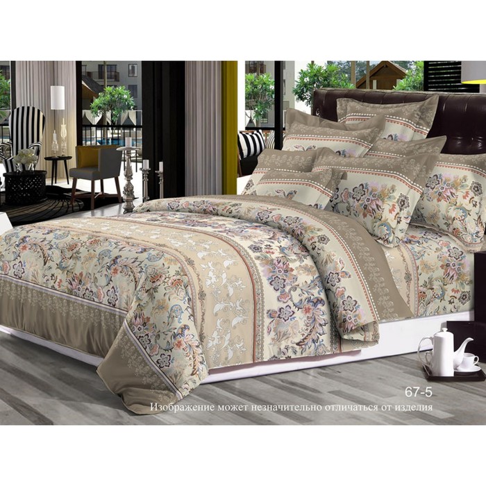 КПБ 2 сп., 175х215 см, 175х215 см, 70х70 см-2 шт., бязь 125 г/м2 67-5