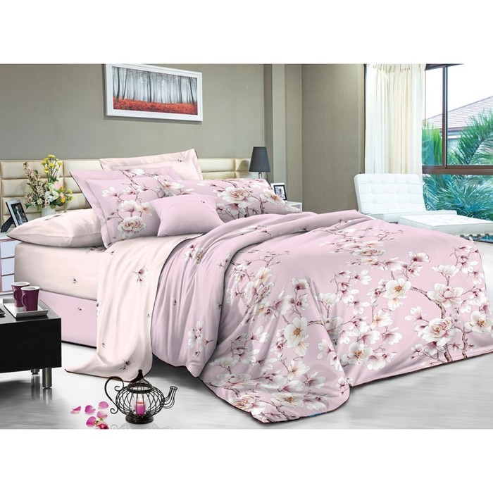 КПБ 2 сп., 175х215 см, 175х215 см, 70х70 см-2 шт., бязь 125 г/м2 АВ 116