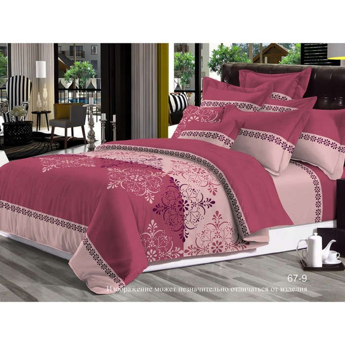 КПБ 2 сп., 215х240 см, 175х215 см, 70х70 см-2 шт., сатин 120 г/м2 67-9