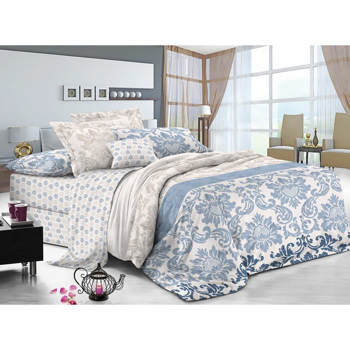 КПБ 2 сп., 215х240 см, 175х215 см, 70х70 см-2 шт., сатин 120 г/м2 АВ 106