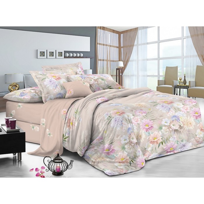 КПБ 2 сп., 215х240 см, 175х215 см, 70х70 см-2 шт., сатин 120 г/м2 АВ 108