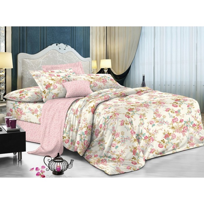 КПБ дуэт, 215х240 см, 145х215 см-2 шт., 70х70 см-2 шт., бязь 125 г/м2 АВ 104