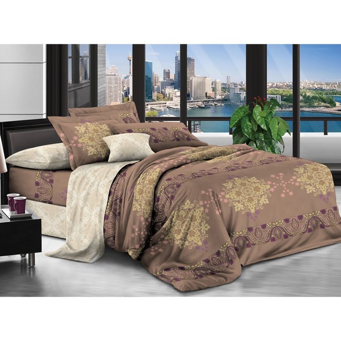 КПБ дуэт, 215х240 см, 145х215 см-2 шт., 70х70 см-2 шт., бязь 125 г/м2 АВ 114