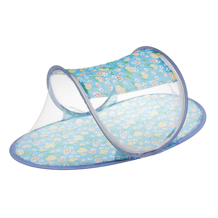 Манеж-палатка: москитная сетка на молнии, цвета МИКС