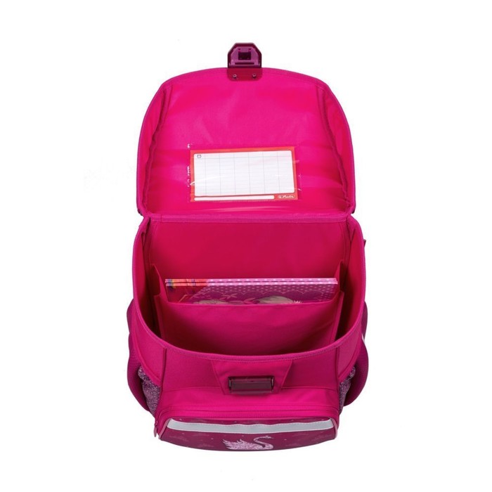 Ранец на замке Herlirz Loop Plus 37*31*24 дев Ballerina, пенал 16предм+космет+мешок