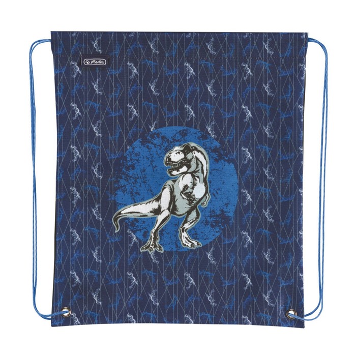 Ранец на замке Herlitz MIDI NEW PLUS 38*32*26 мал Blue Dino пенал 16предм+космет+мешок