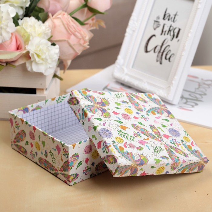 Набор коробок 3в1 "Летнее настроение", 20 х 20 х 10 - 14 х 14 х 5,5 см