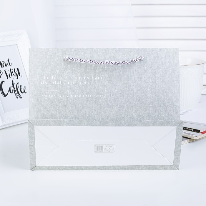 Пакет подарочный, люкс, 19,5 х 8,5 х 14,5 см