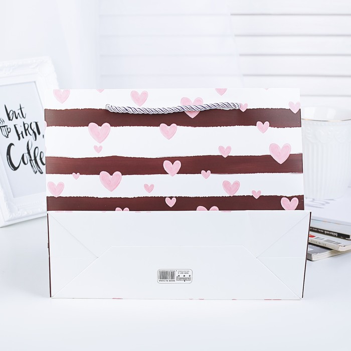 Пакет подарочный, люкс, 32 х 11 х 25,5 см