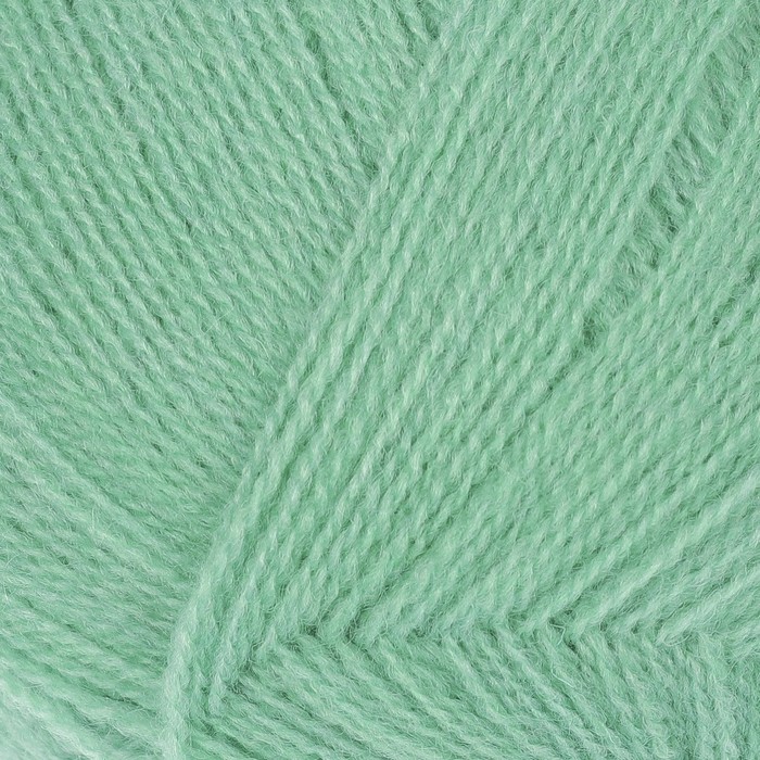 Пряжа "Новая Москва" 50% меринос.шерсть, 50% акрил 1100м/100гр (0057 св. салат)