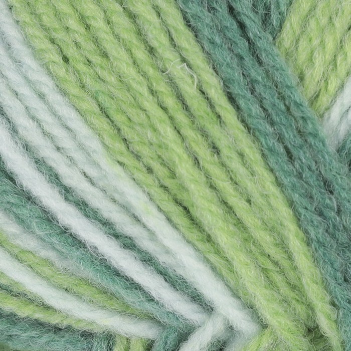 Пряжа "Подмосковная" 50% шерсть, 50% акрил 250м/100гр (7136 принт)