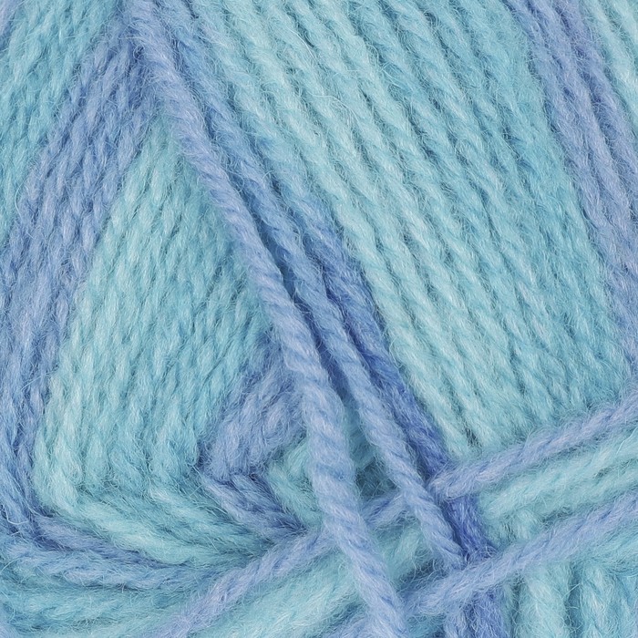 Пряжа "Подмосковная" 50% шерсть, 50% акрил 250м/100гр (7182 принт)