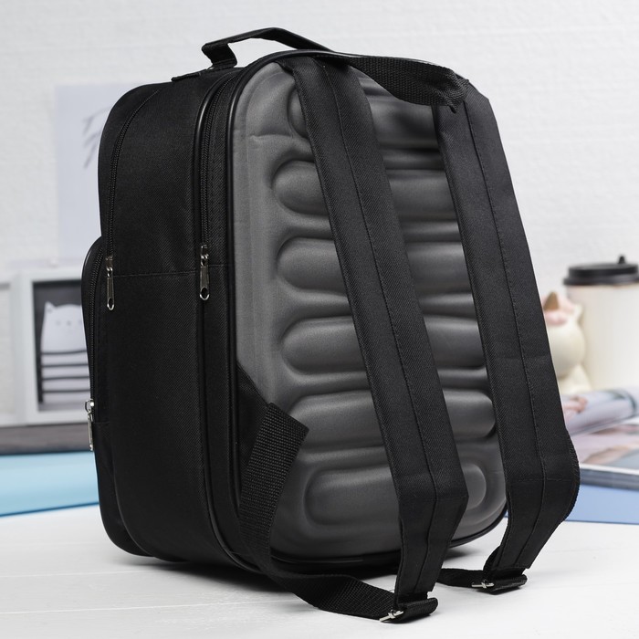 Рюкзак школьный "Мотоциклы", 2 отдела на молнии, 2 наружных кармана