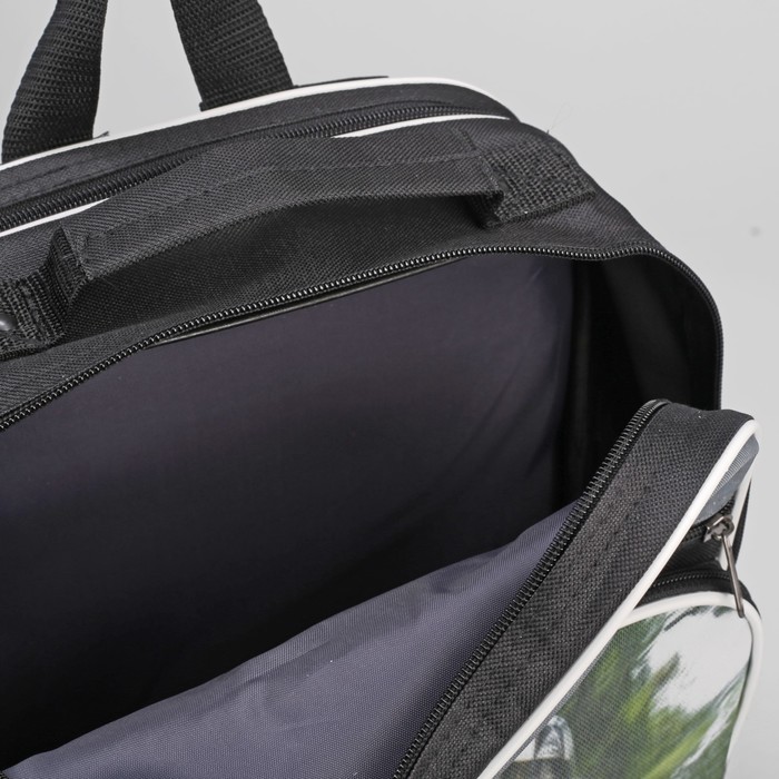 Рюкзак школьный "Мотоциклы", 2 отдела на молнии, 2 наружных кармана