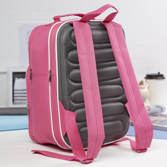 Рюкзак школьный "Принцесса", 2 отдела на молнии, 2 наружных кармана