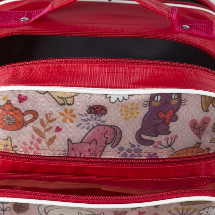 Рюкзак школьный "Корабль", 2 отдела на молнии, 2 наружных кармана