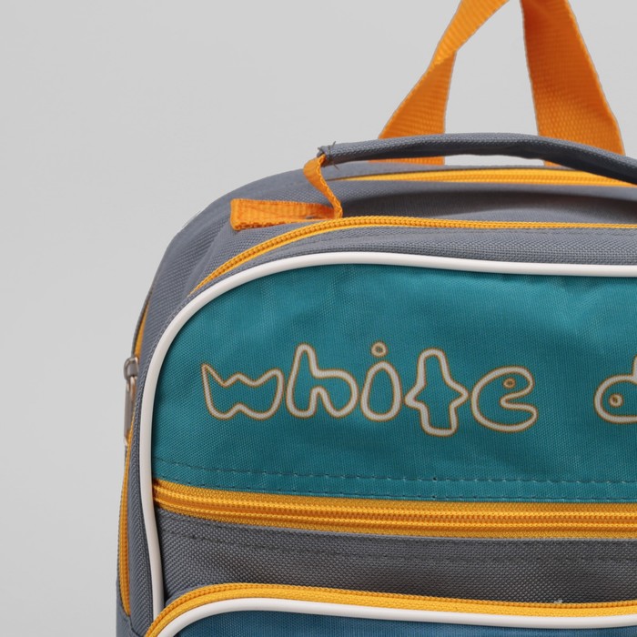 Рюкзак школьный "Спящий котёнок", 2 отдела на молнии, 2 наружных кармана