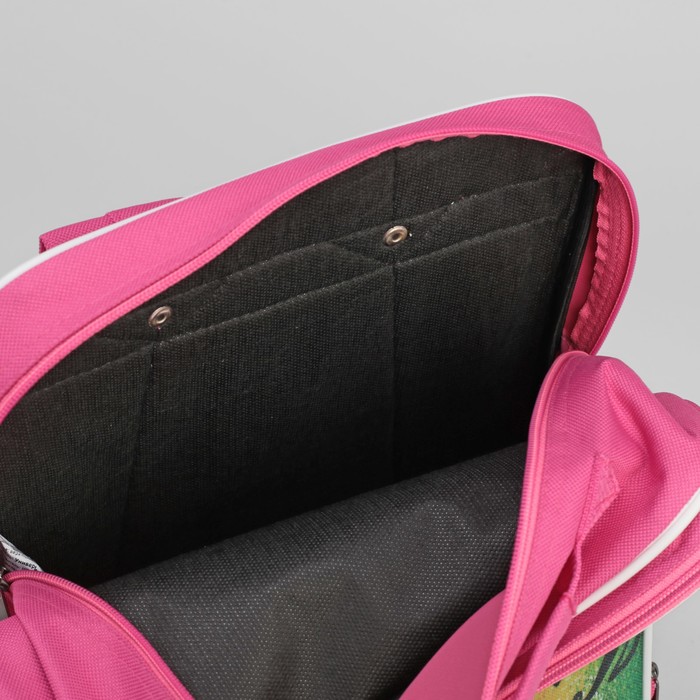 Рюкзак школьный "Бабочка", 2 отдела на молнии, 2 наружных кармана