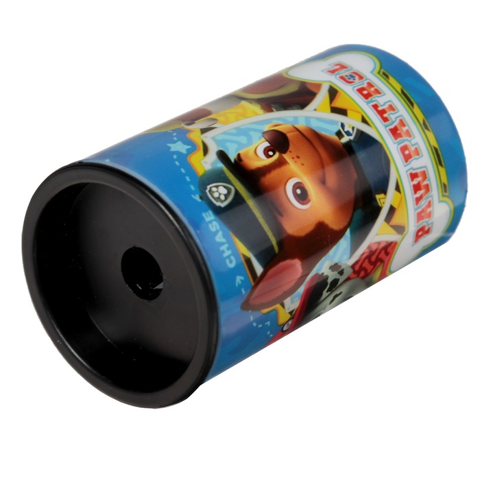 Точилка 1 отверстие с контейнером "Щенячий патруль"