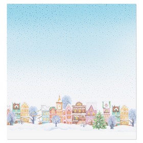 

Бумага для скрапбукинга «Снежный город», 30,5 × 30,5
