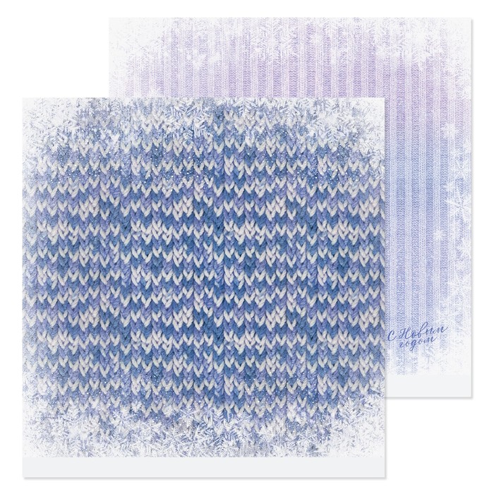 Бумага для скрапбукинга «Свитер», 30,5 × 30,5