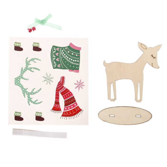 Елочное украшение «Оленёнок», набор для создания, 15 × 15 см
