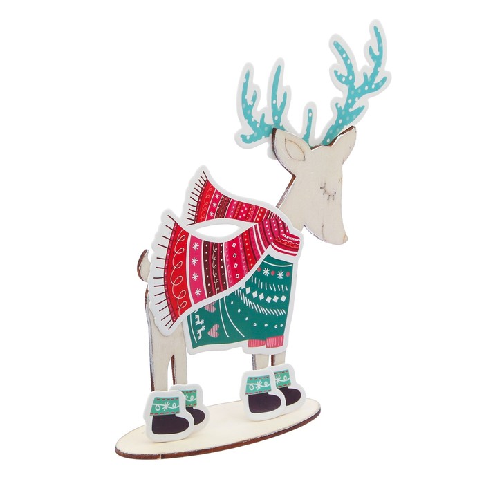 Елочное украшение «Оленёнок», набор для создания, 15 × 15 см