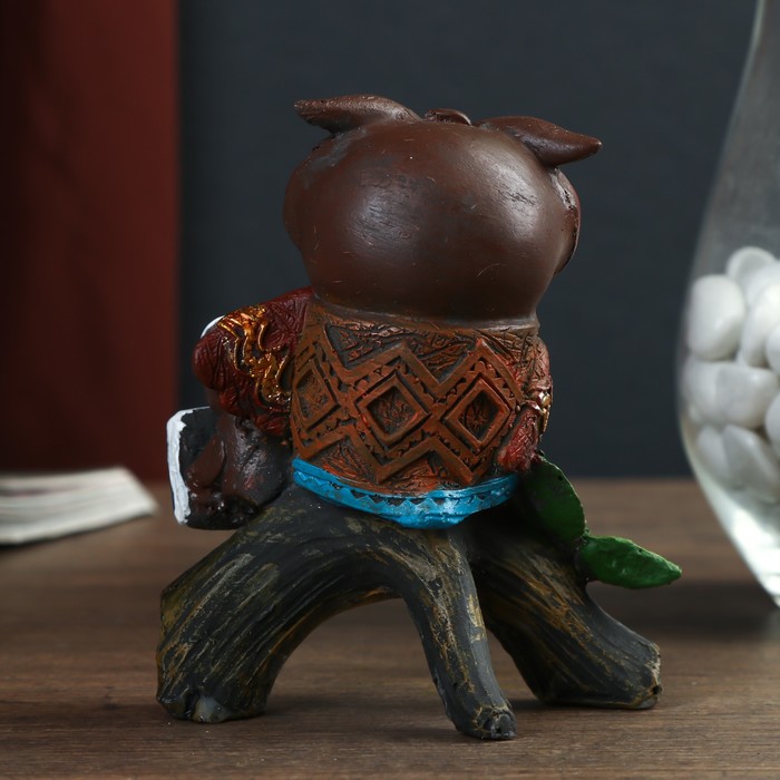 Сувенир полистоун "Сова и совёнок с книгой" цветная МИКС 10,5х9х5,5 см