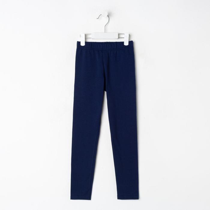 Брюки, (леггинсы), тёмно-синие, р-р 36 (134-140см) 9-10л., 100% хлопок