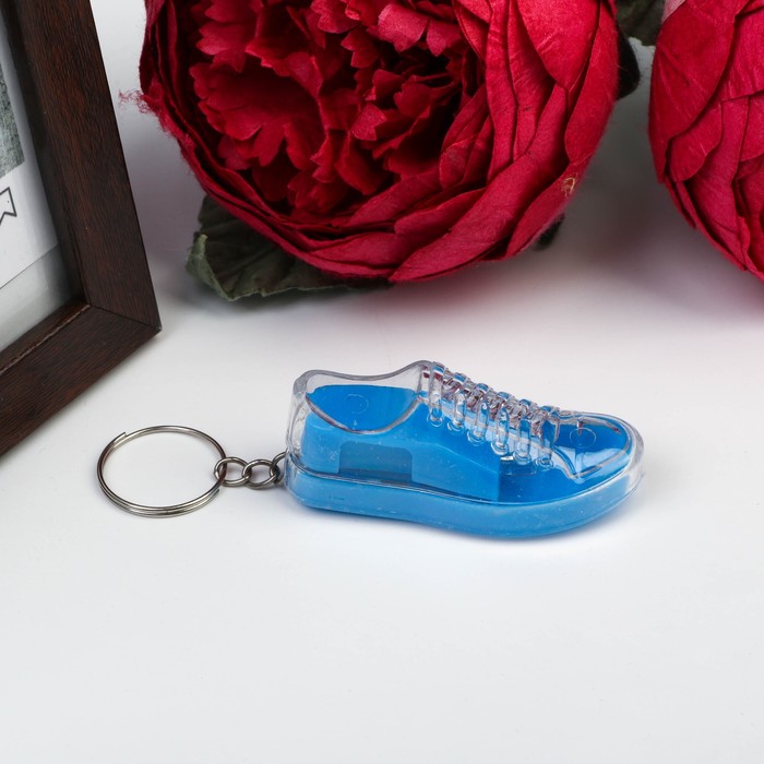 Фонарик свет на кольце "Кроссовок" МИКС мигает 5,6х2,5х2,5 см