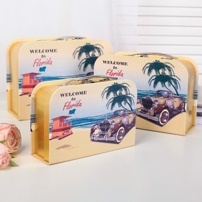 Набор коробок 3в1, 25 х 19 х 11 - 20 х 14 х 7 см