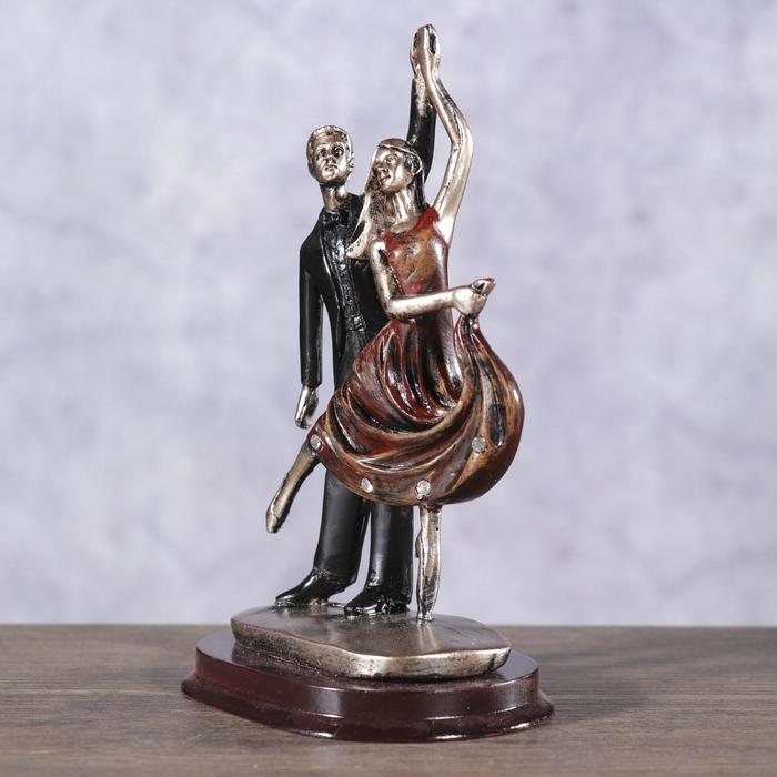 сувенир полистоун "Пируэт. Танцующая пара" 14х9х6,4 см