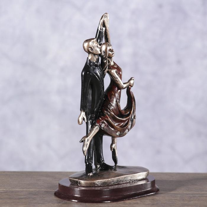 сувенир полистоун "Пируэт. Танцующая пара" 14х9х6,4 см