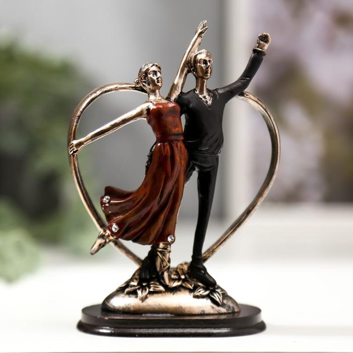 Сувенир полистоун "Дуэт. Танцующая пара" 15х9,8х6,4 см