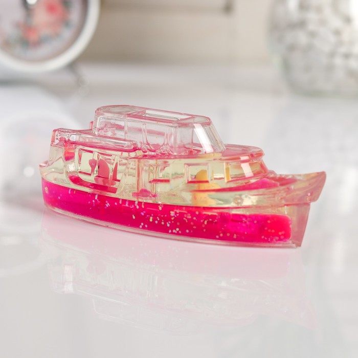 Сувенир настольный подставка для ручки "Корабль с уточкой" МИКС 4,5х13,5х4,7 см