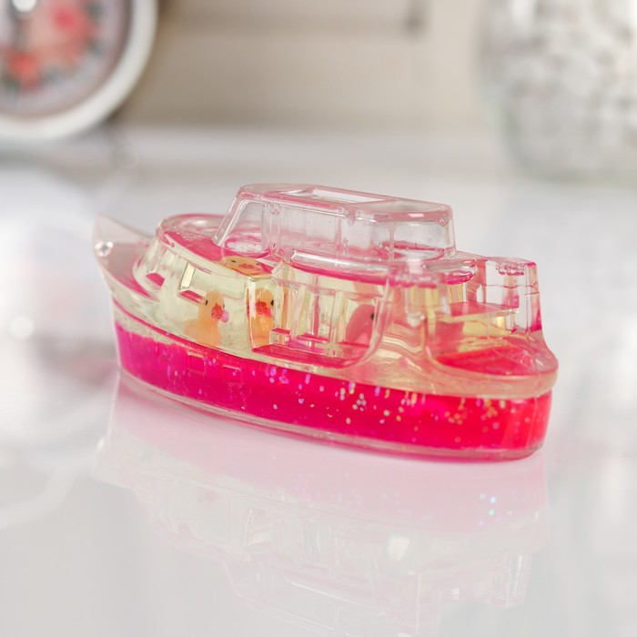 Сувенир настольный подставка для ручки "Корабль с уточкой" МИКС 4,5х13,5х4,7 см