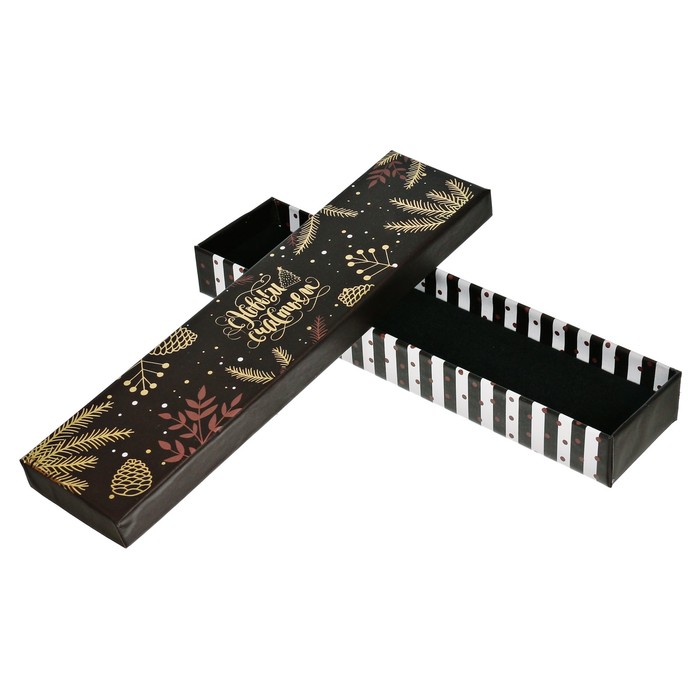 Подарочная коробочка «С Новым счастьем», 4,5 х 20 х 2,2 см